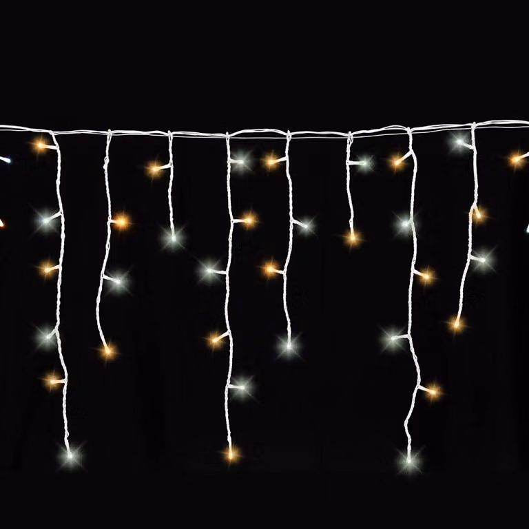 LED pioggia di ghiaccio luci fiabesche LED luci fiabesche pioggia di ghiaccio : 6 m : bianco caldo / bianco freddo