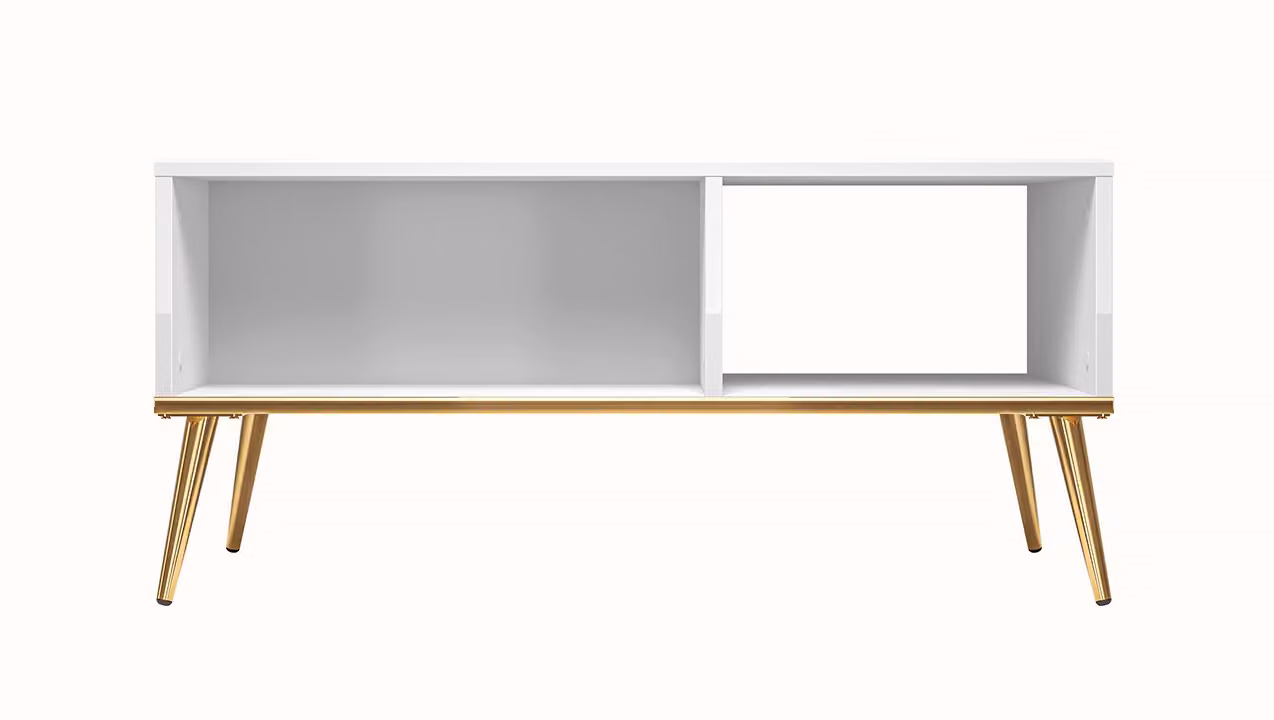 Tavolino da soggiorno AIKE - bianco