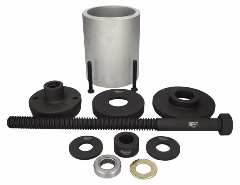 KS TOOLS Set di utensili per boccole 3D per assali SAF, assali Mercedes DCA e HT, 12 pezzi ( 460.4885 )