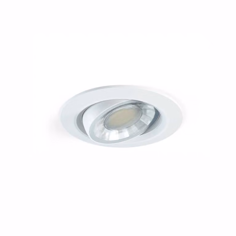Faretto a led da incasso tondo orientabile Dimmerabile 8W IP44 3000k