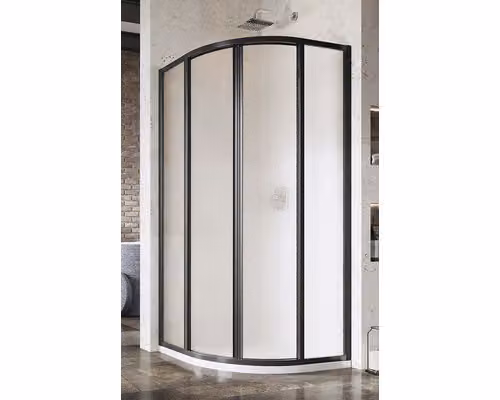 Cabina doccia RAVAK SKCP4-90 195 doppie porte nero+Grape 3117O302ZG