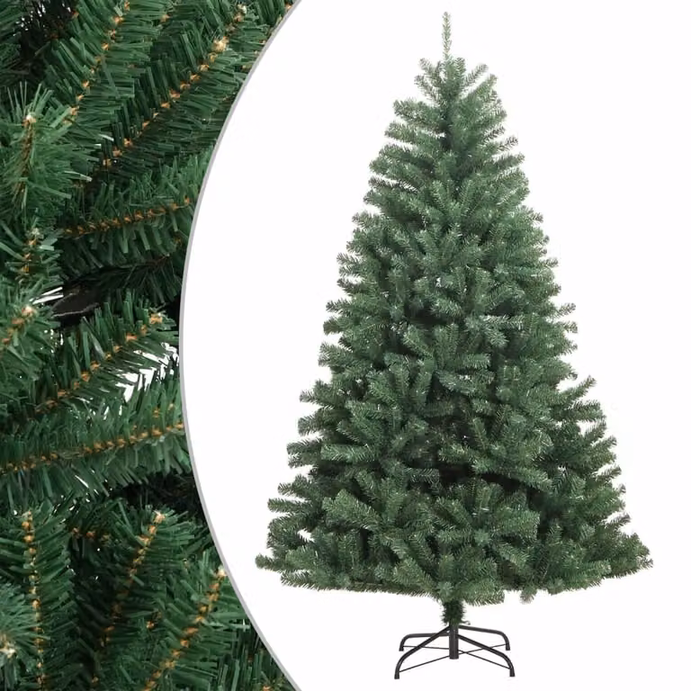 Maison Exclusive - Albero di Natale artificiale pieghevole con supporto, verde, 180 cm
