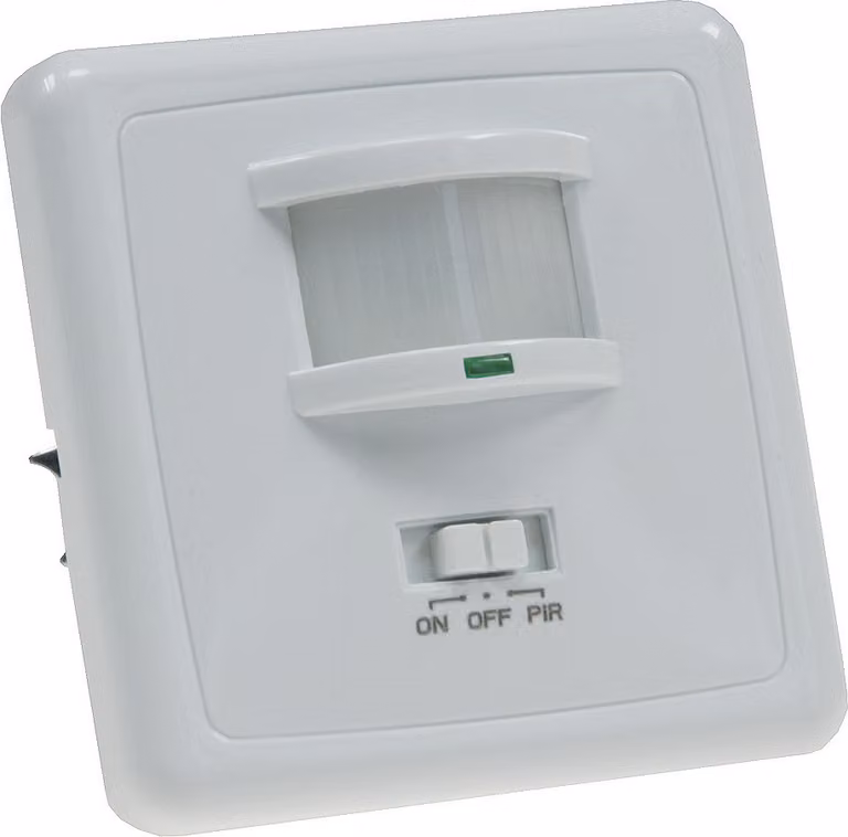 Rivelatore di movimento PIR da incasso ChiliTec adatto a 160° LED, tecnologia a 3 fili, bianco