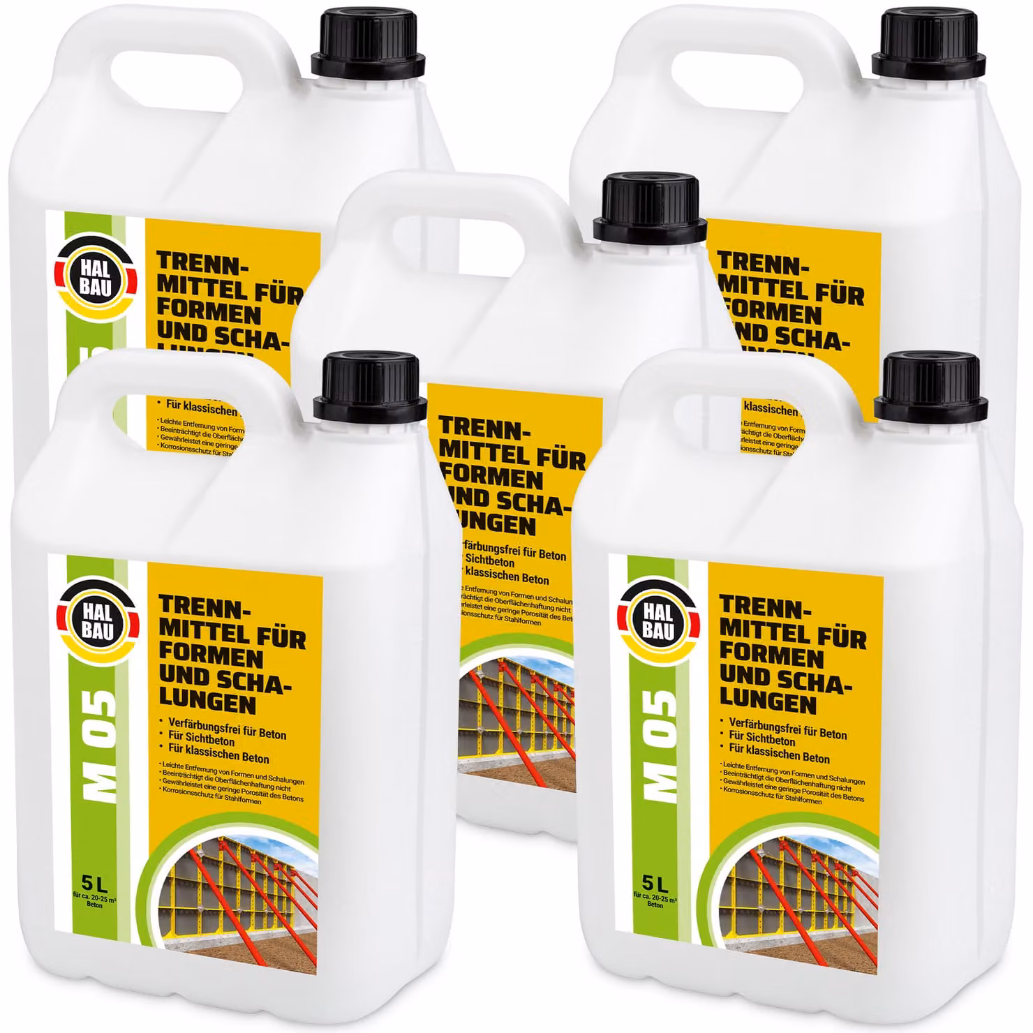Distaccante 25L per casseforme, adatto per malte a base di gesso. Agente distaccante HALBAU M05