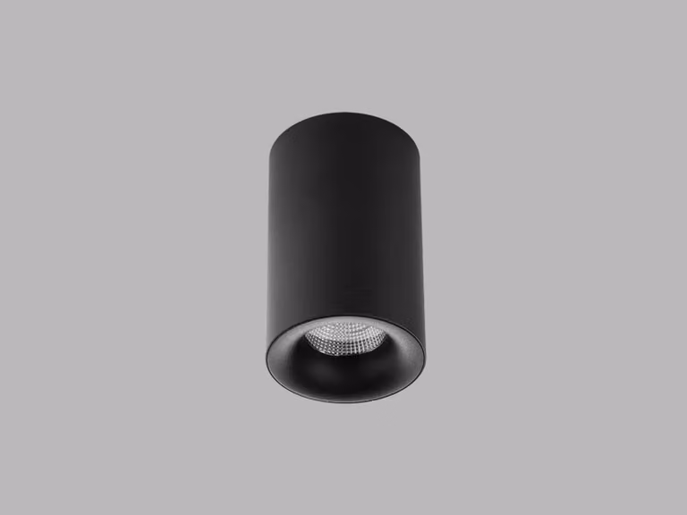 LED2 1150653D Plafona TUBUS II C, B DALI/PUSH DIM 9W 3000K/3500K/4000K UGR nero