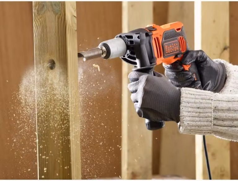 Black & Decker Schlagbohrmaschine 850W, Zubehör