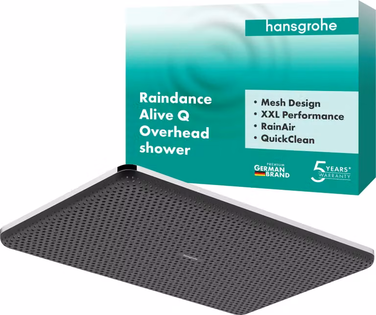 Doccia fissa hansgrohe Raindance Alive Q 210/340 1 getto cromata, 1 pz.