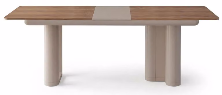 Tavolo da pranzo moderno, grigio, rettangolare, pratico, ideale per la sala da pranzo