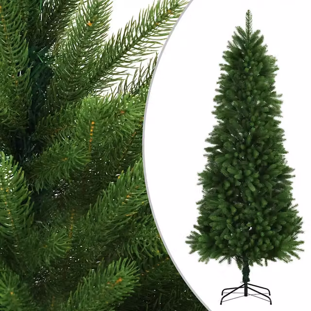 Albero di Natale artificiale verde vidaXL con effetto realistico, Altezza: 240 cm