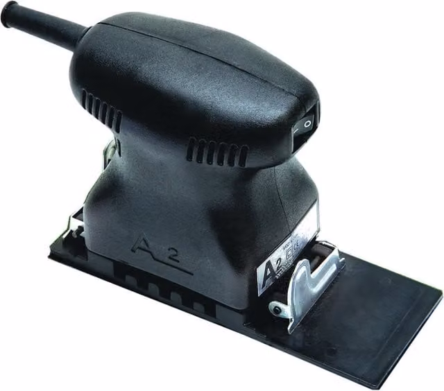 Levigatrice Palmare per Persiane A2 con Piastra 67 mm, 170 W, Colore Nero