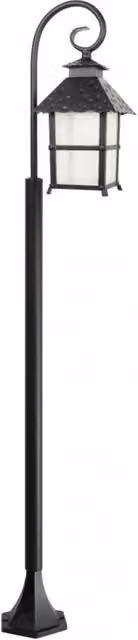Lampione da esterno SU-MA Cadiz nero, Altezza: 146 cm, E27, IP43 – 1