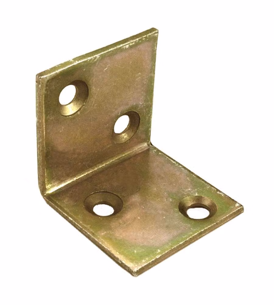 Lastrine angolari zincate giallo 115 x 60 x 40 x 2 mm