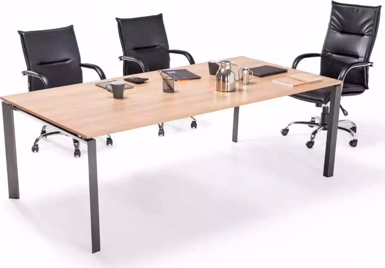Großer Konferenztisch Besprechungstische Luxuriöse Holztische Büro Möbel