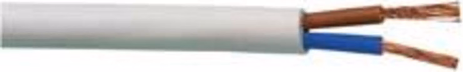 Tubo flessibile in PVC H03VV-F2x0,75mm2, 25m-ring,ws