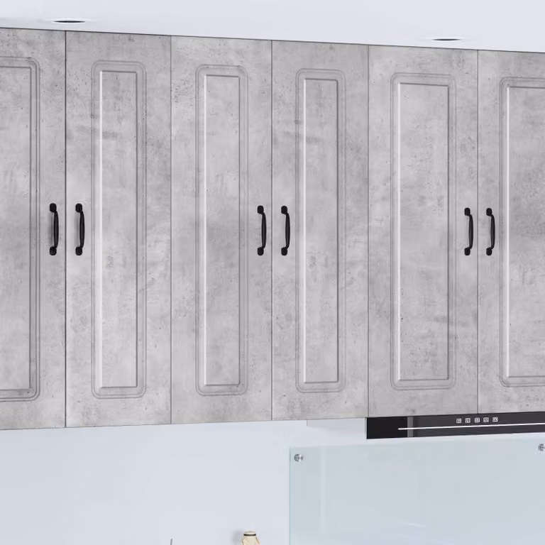 vidaXL Pannello per lavastoviglie Kalmar Grigio cemento L: 60 cm, P: 31 cm, H: 100 cm