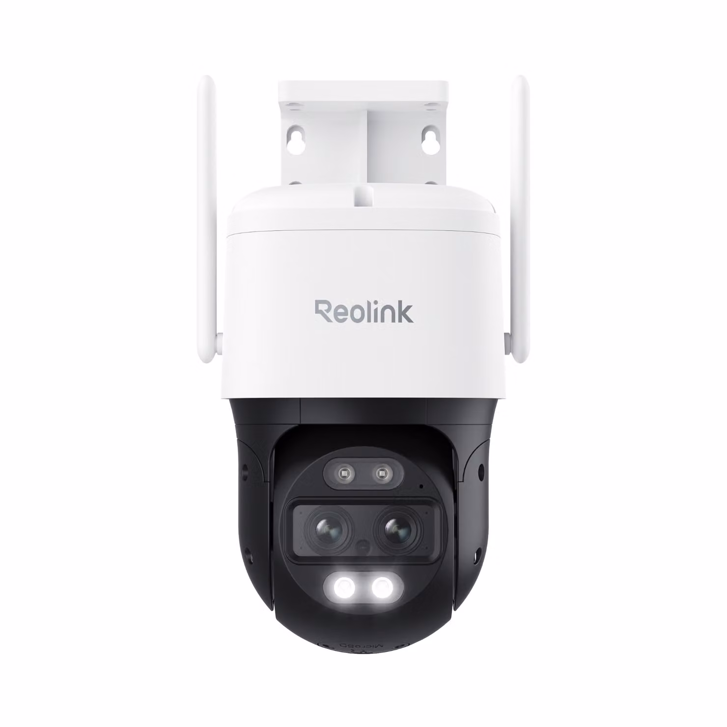 Reolink Trackmix WiFi, telecamera di sorveglianza per esterni 4K 8MP PTZ con doppio obiettivo, WiFi 2,4/5GHz, tracciamento automatico, rilevamento di persone/veicoli/animali domestici