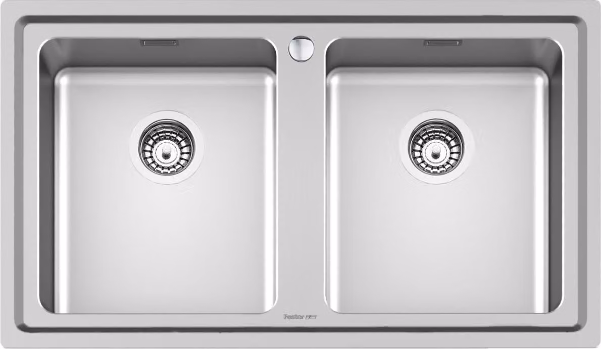 Foster Evo Rettangolare Acciaio inox