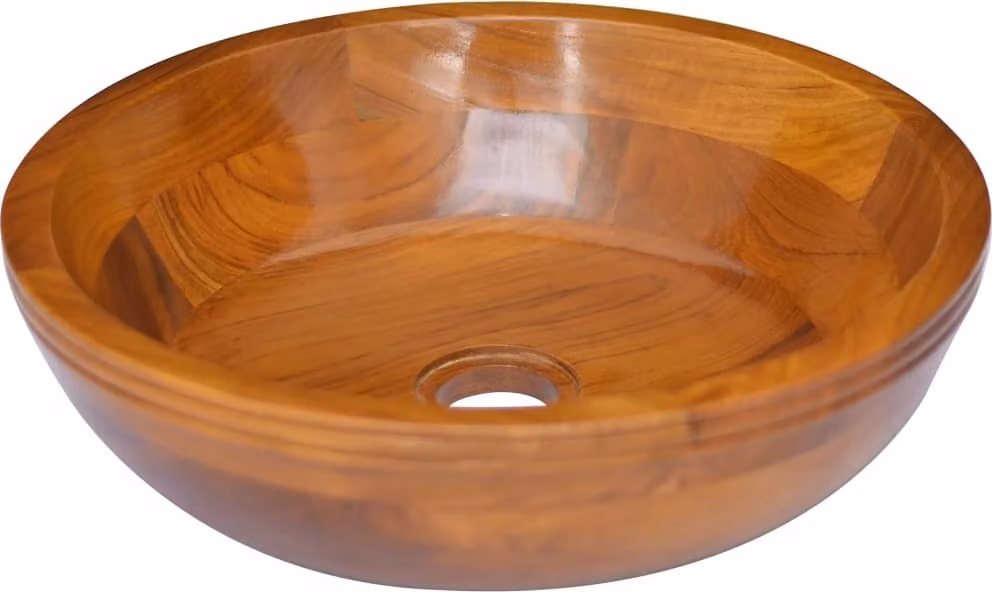 The Living Store Lavabo in teak massiccio Φ40x10 cm