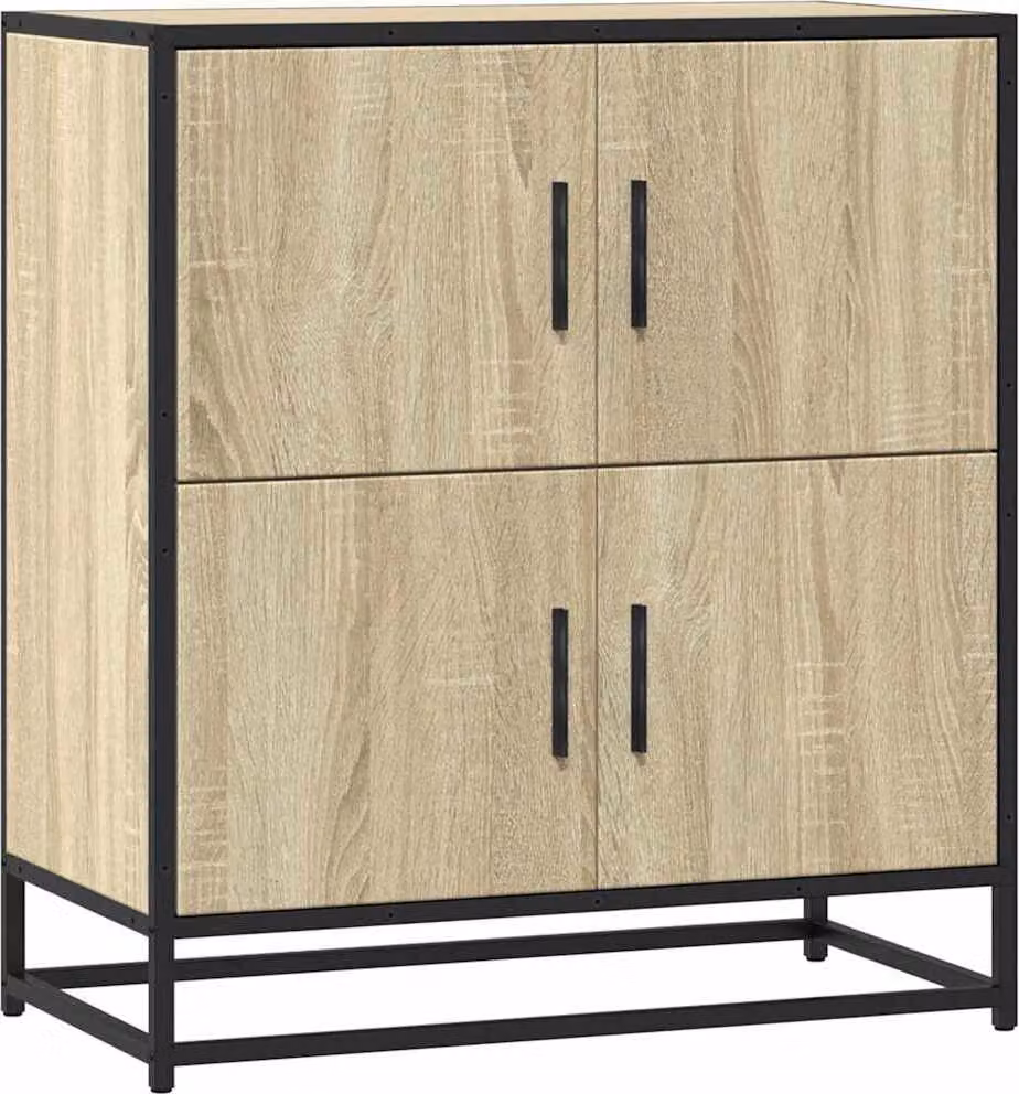 Credenza Rovere Sonoma 68x35x76 cm in Legno Multistrato