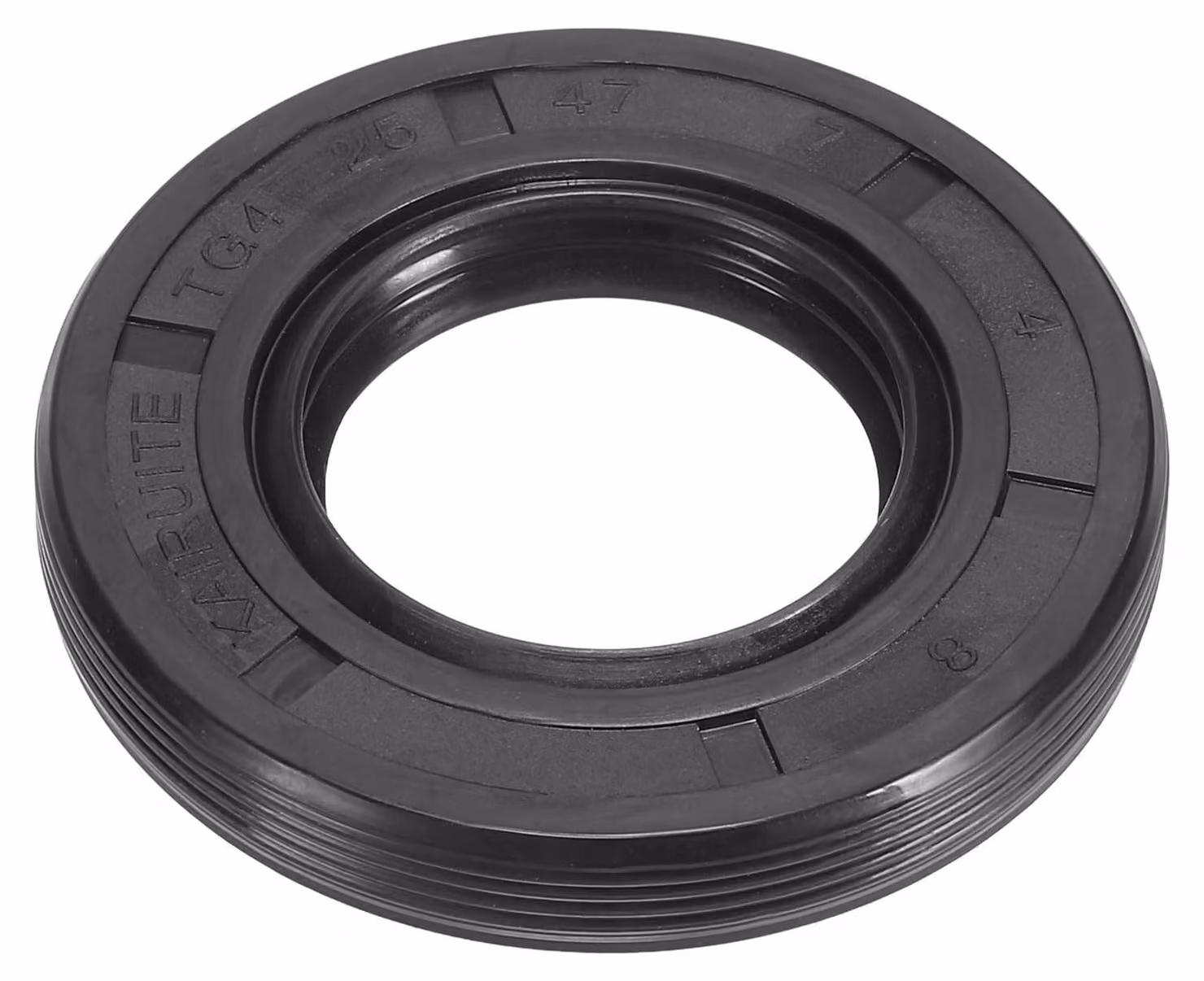 Guarnizione radiale in nitrile, dimensioni 25x47x7 mm, serie TG4, per olio, colore nero