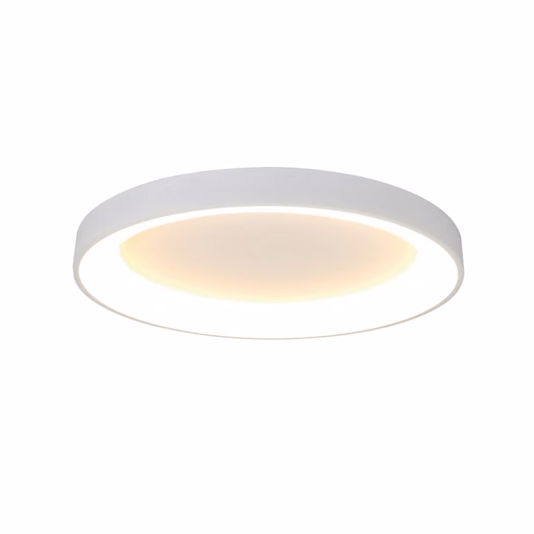 Mantra Iluminación Plafoniera a LED Niseko II, dimmerabile, Bianco / Opale, Soggiorno / Sala da pranzo, Alluminio, Moderno, Plafoniera LED