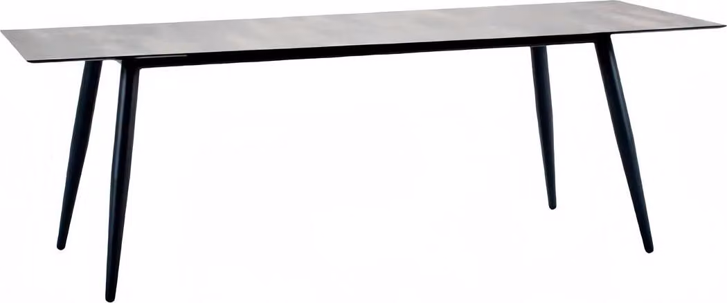 Esstisch Rechteckig Luxus Moderner Grau Rattan Design Kaffeetisch Terrasse