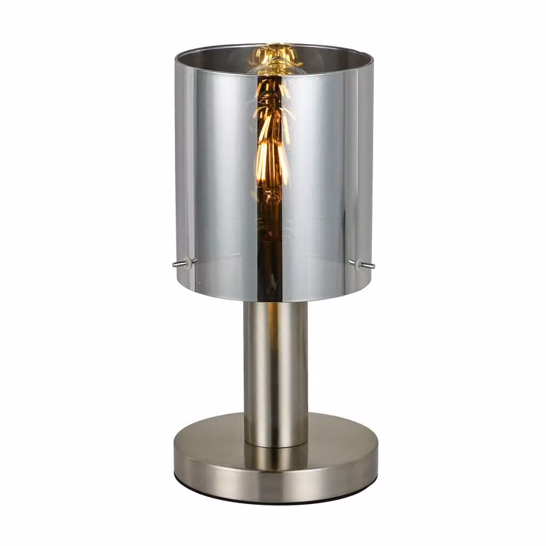 Italux Sardo lampada da tavolo moderna a LED in nichel TB-5581-1-SC+SG