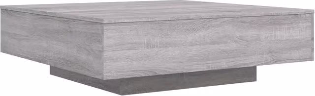 Tavolino Salotto-Tavolino da Soggiorno Grigio Sonoma 100x100x31 cm Legno Multistrato