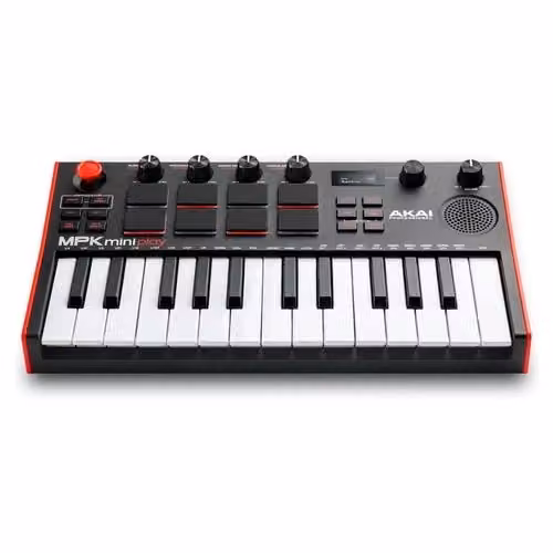 Tastiera controller Akai Professional MPK Mini Play MK3 Black e Red – 3