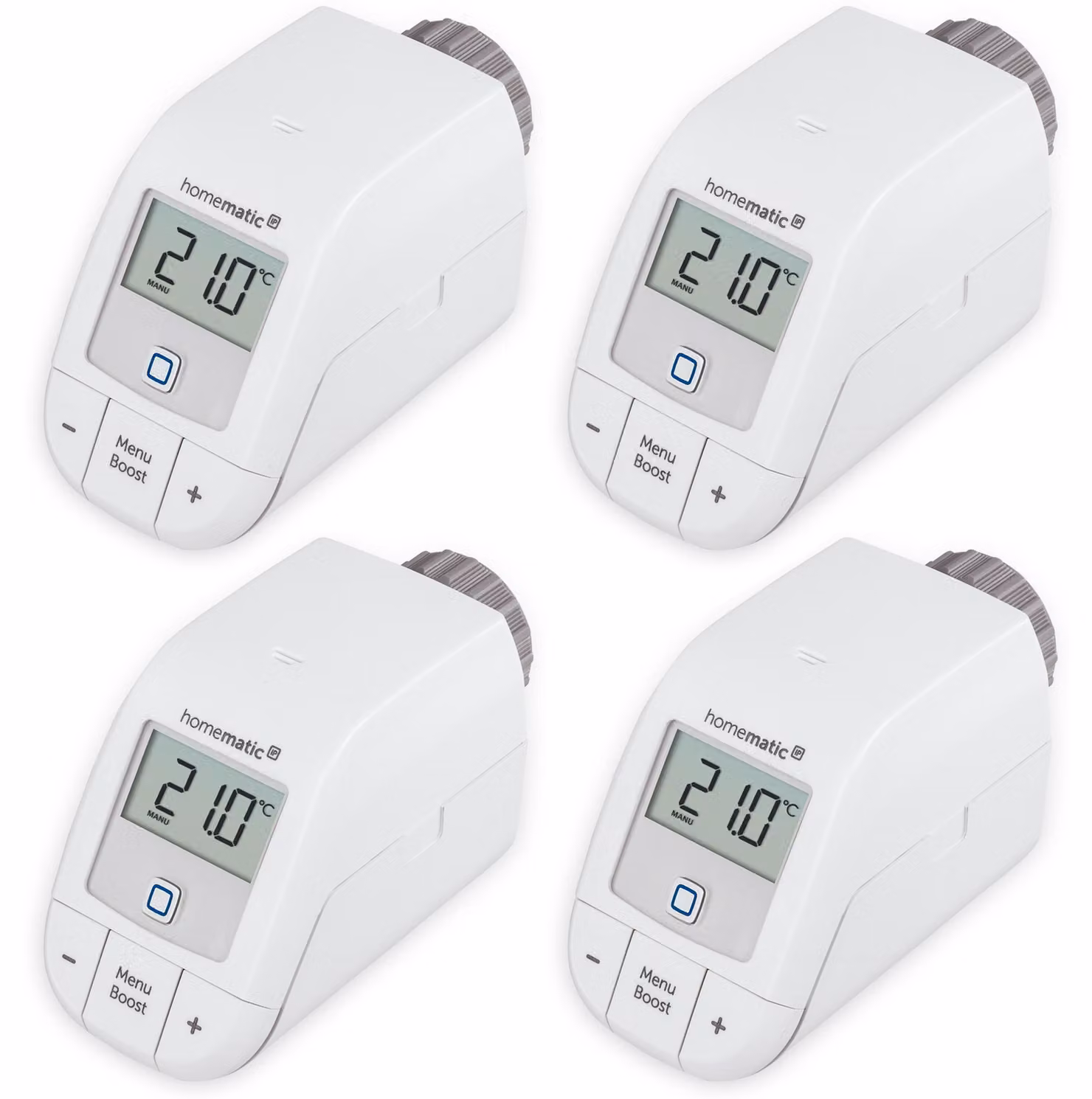 HOMEMATIC IP 153412A0, termostato per radiatori, 4 pezzi