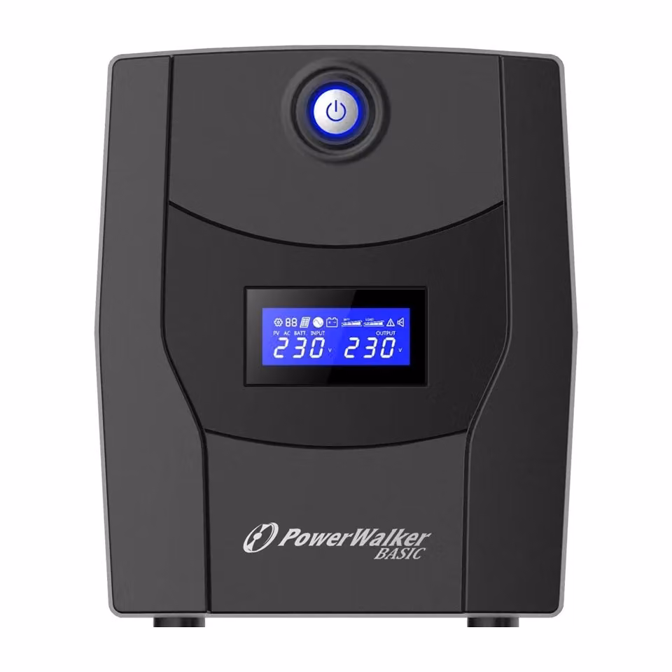 Alimentatore di emergenza PowerWalker VI 1500 STL (UPS) Line-Interactive 1500 VA 900 W Nero – 2