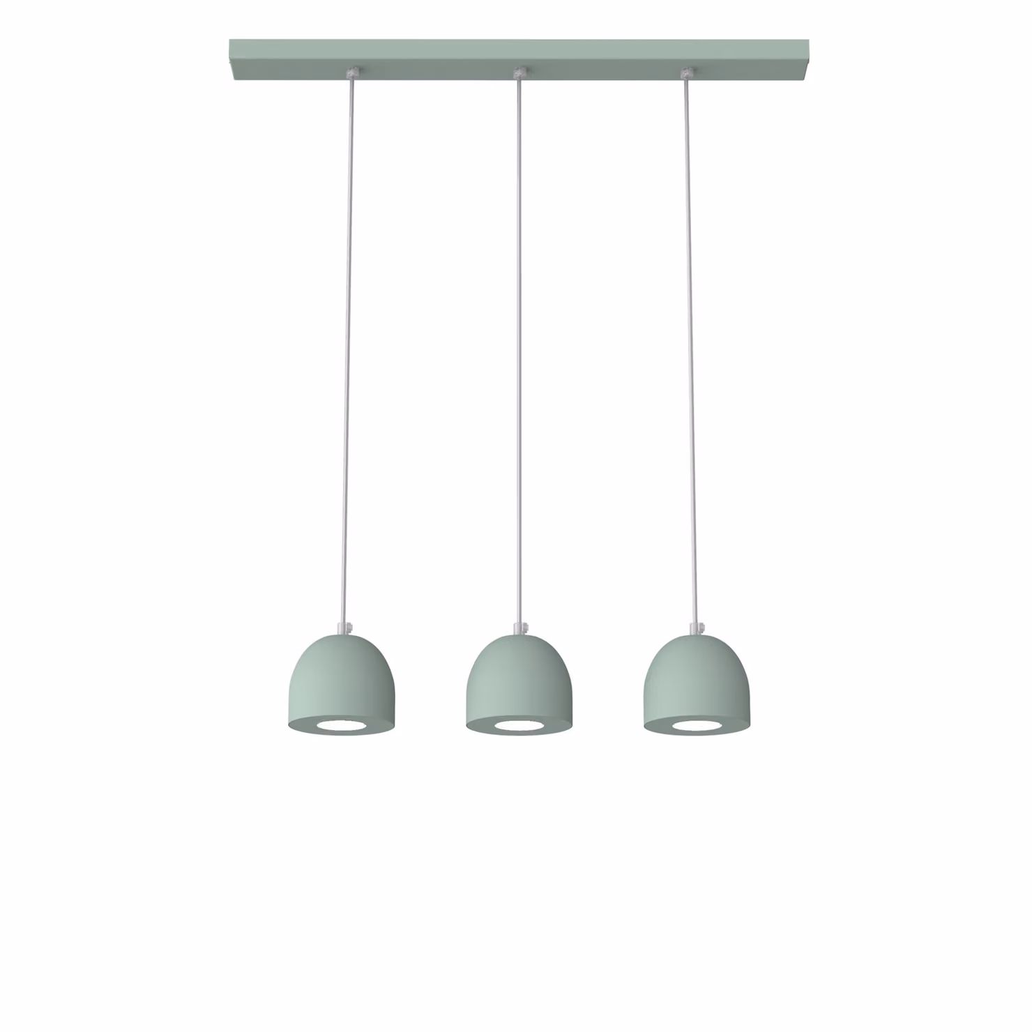 Lampada A Sospensione Campanella Linear X3 Monocolore Opaca