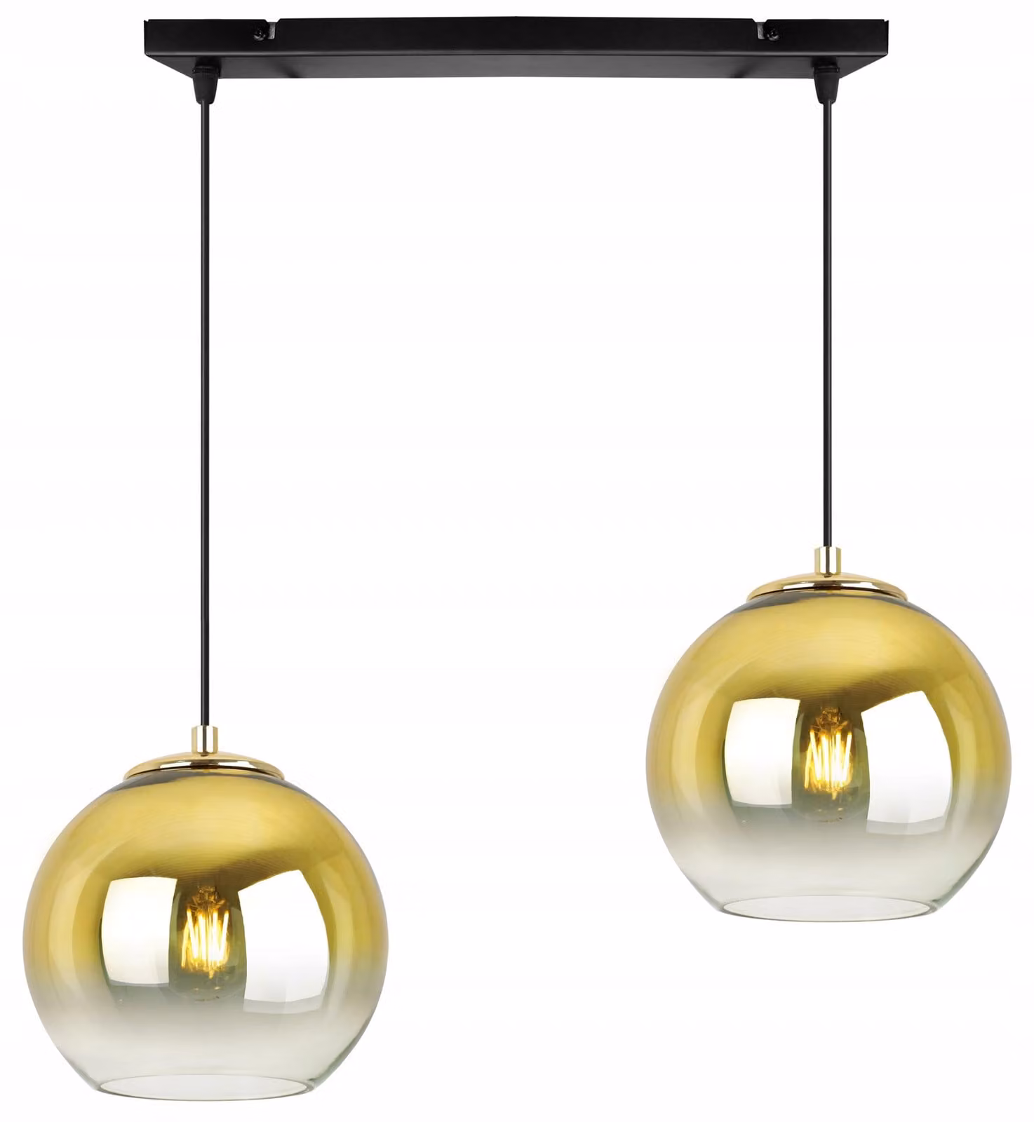 Lampada a sospensione Lampadario Lampadario dorato Paralume 15 cm