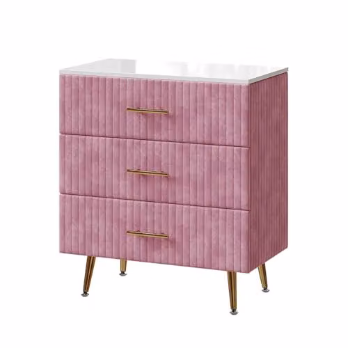 Vicco Cassettiera Velia, rosa, 70 x 78.5 cm