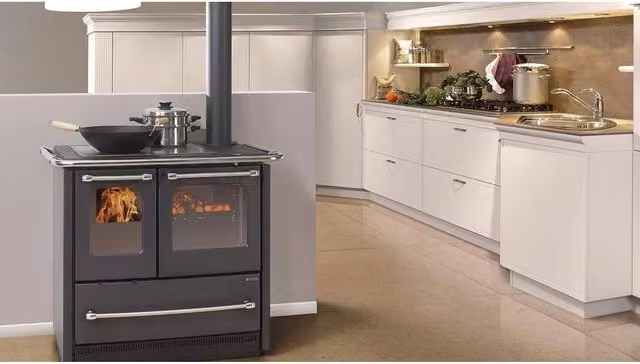 Cucina a Legna La Nordica Sovrana Easy Evo in colore Antracite o Nero – 2