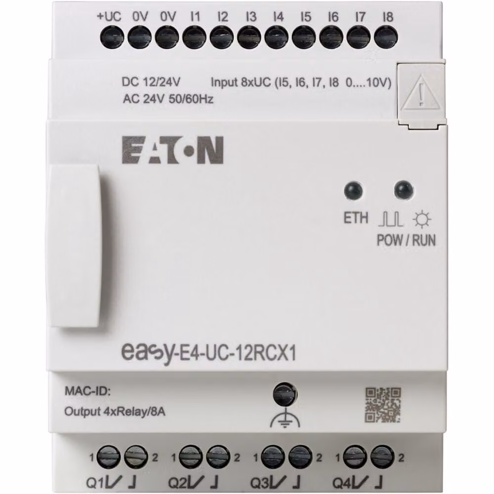 EATON EASY-E4-UC-12RCX1 197212 Relè di controllo 12/24VDC 24VAC 8DE relativo