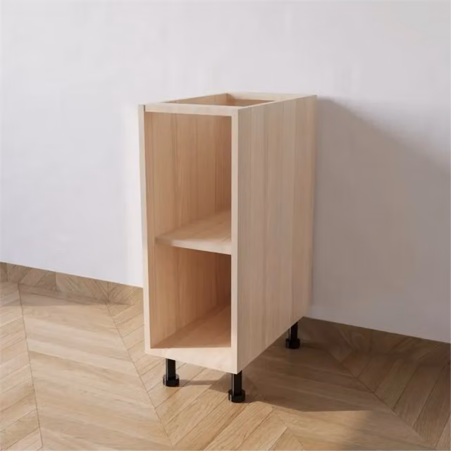 Base cucina Calandrelli in legno rovere color beige senza ante L: 40 cm, P: 55,5 cm, H: 72 cm
