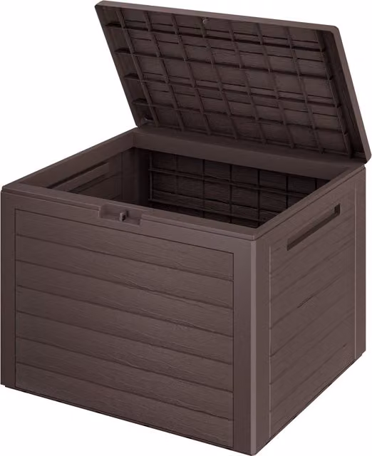 Baule da giardino Lille Casaria marrone L: 78 cm, P: 43,8 cm, H: 55 cm – 1