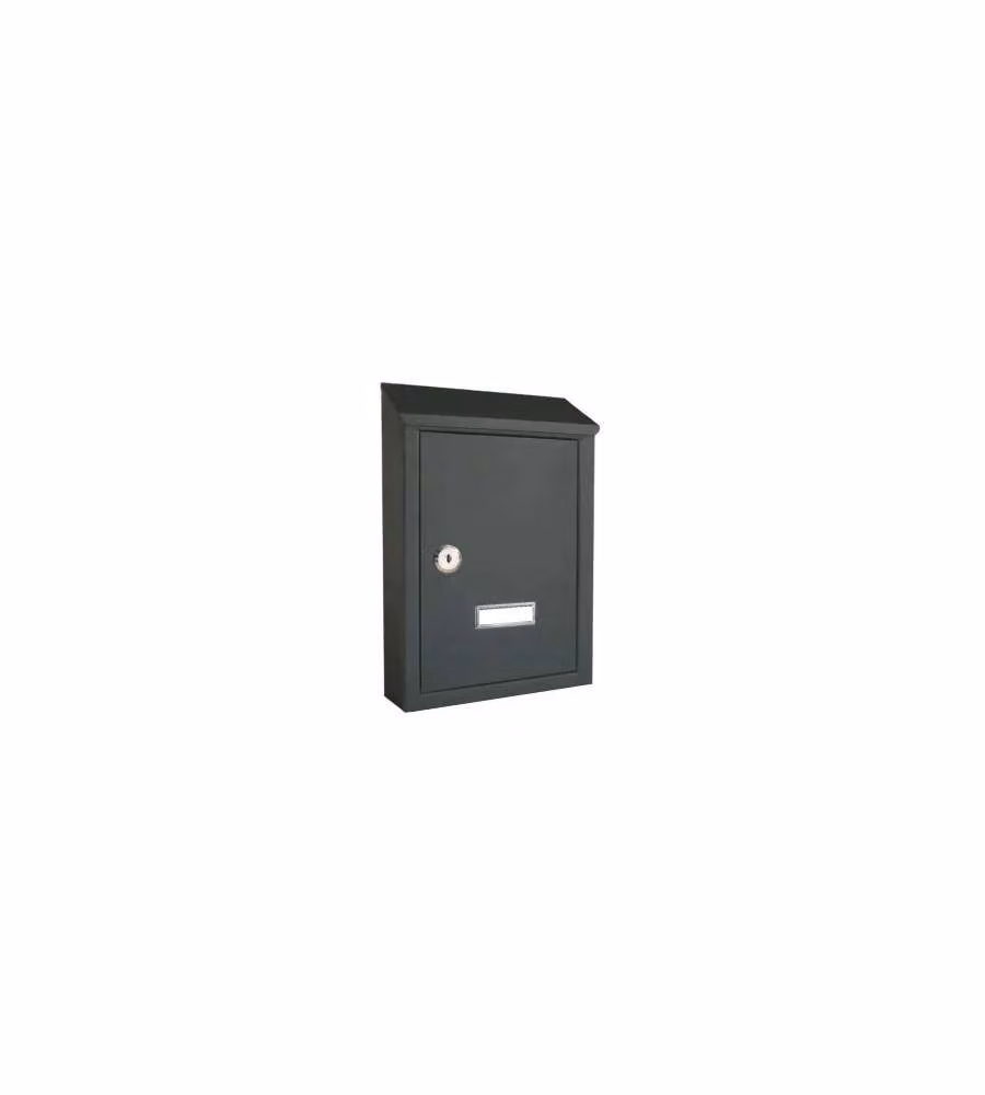 Sacar Cassetta Postale Antracite 300x200x60 mm - Lamiera Verniciata - Esterni