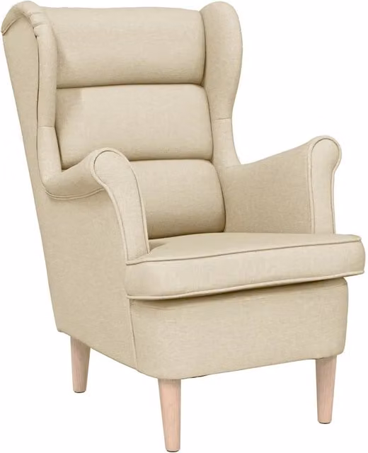 Poltrona | Sedia Relax Crema 74x84x100 cm in Tessuto