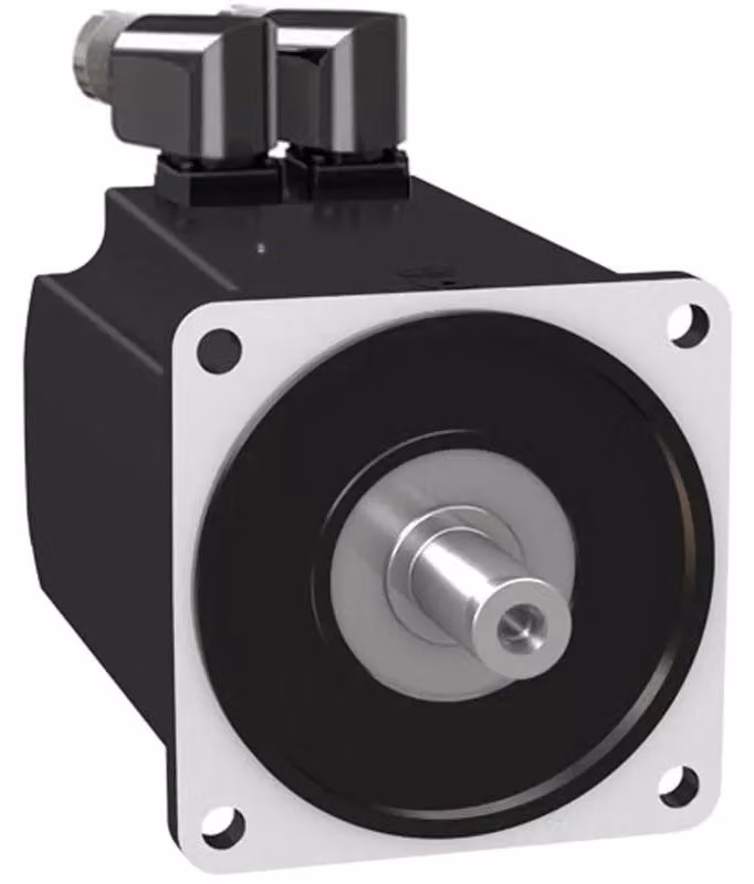 Servomotore Schneider Electric, Lexium BMH, 140 mm, 22,5 Nm, chiavetta, IP65, a giro singolo 16P/U, 2xM23 ad angolo, freno BMH1403P36F2A