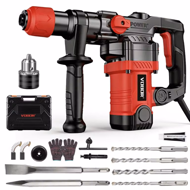 Trapano avvitatore 1300 W - 6 Joule - SDS-Plus - Capacità di foratura: 32 mm