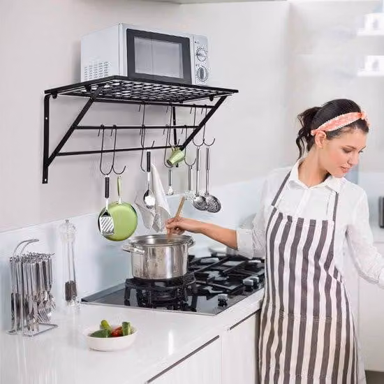 Scaffale da cucina con organizer