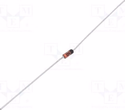 20 diodi: Zener, 0,5W, diodi singoli BZX55C5V1-TR, diodi Zener a montaggio su circuito stampato, confezione a bobina, 5,1V