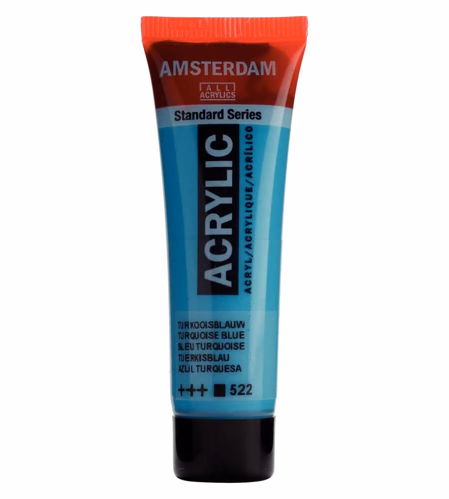Colore acrilico Amsterdam 20 ML Blu Turchese