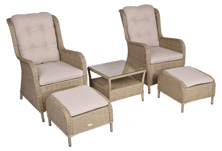 Garden Pleasure 970384 Garden Pleasure Valencia Loungegruppe braun