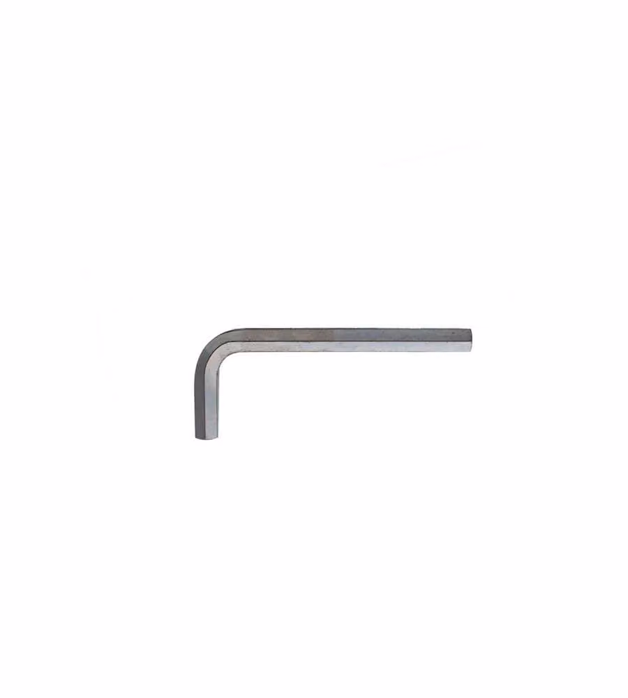 Chiave Esagonale Maschio Masidef 7 mm in Acciaio Cromo-Vanadio Colore Argento Norma DIN 911