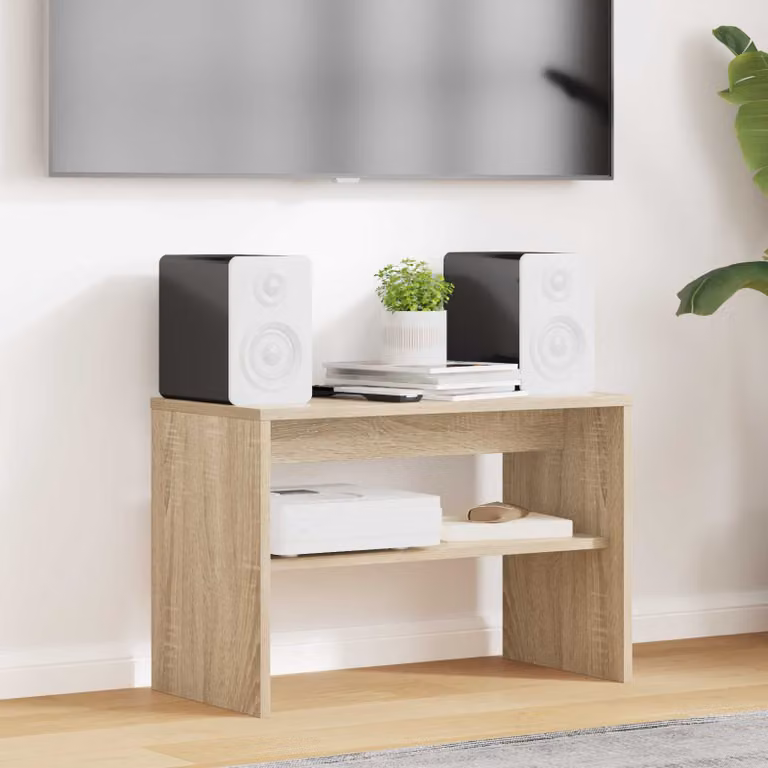 Mobile TV vidaXL in legno ingegnerizzato Rovere Sonoma, marrone, L 60 cm x P 30 cm x H 40 cm