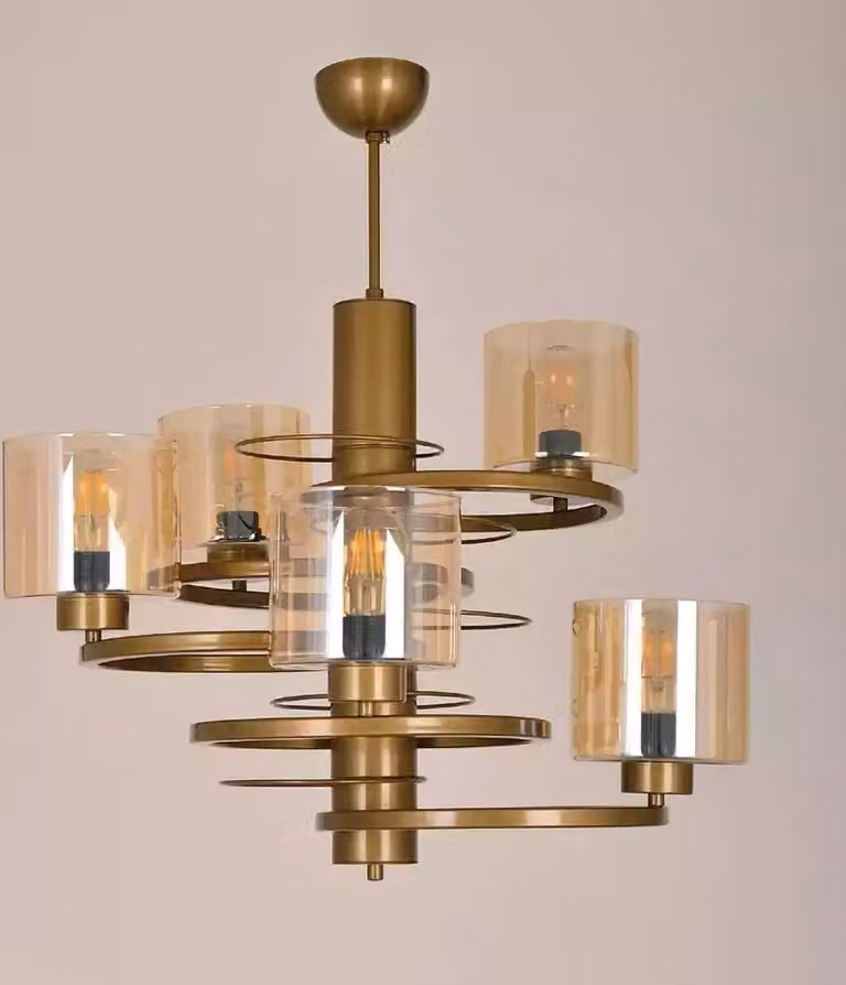 Deckenlampe Hänge Lüster Luxus Beleuchtung Wohnzimmer Crystal