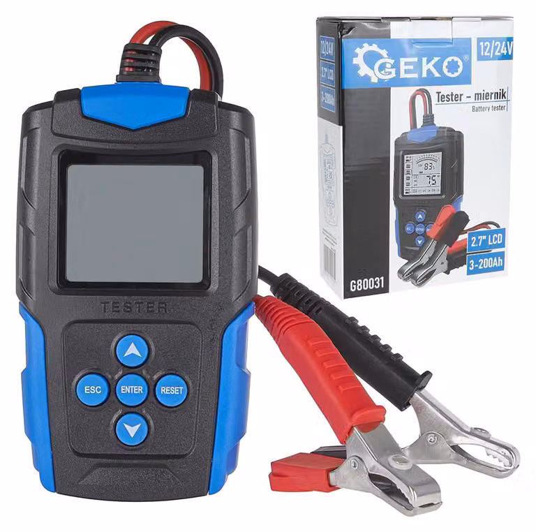 Tester per batteria auto a LCD,strumento diagnostico per veicoli, 12v 24v 3 Ah-200 Ah